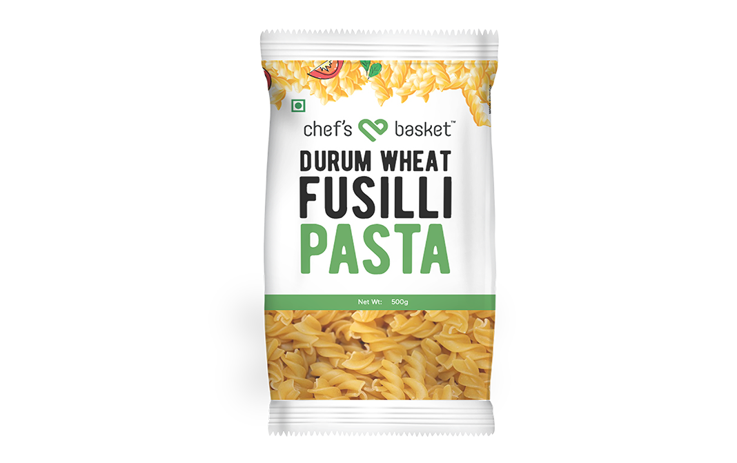 Chef's Basket Durum Wheat Fusilli Pasta   Pack  500 grams